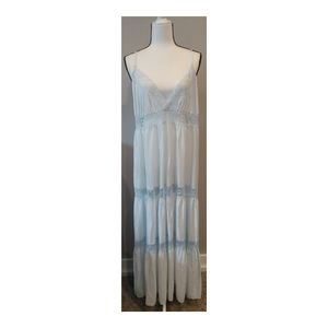 Studio Collection Vintage Light Blue Slip Dress
